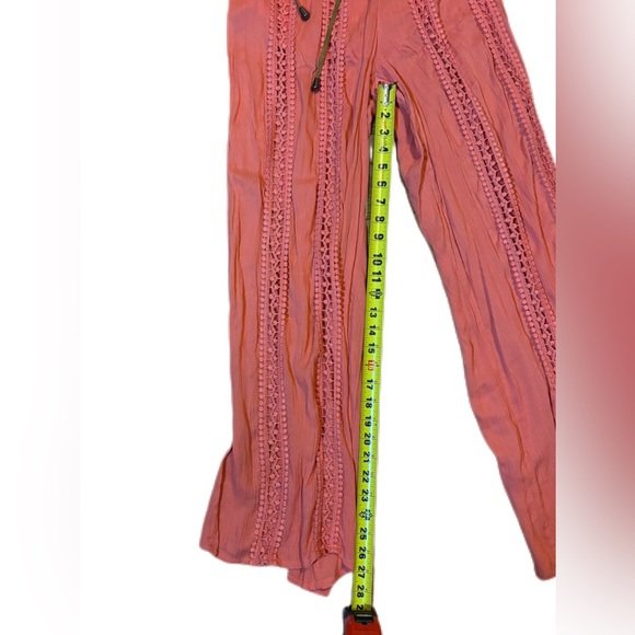 Truth by Republic Wide Leg Pants EUC Size Medium | Boho Prairie Hippie Viscose - Picture 14 of 15